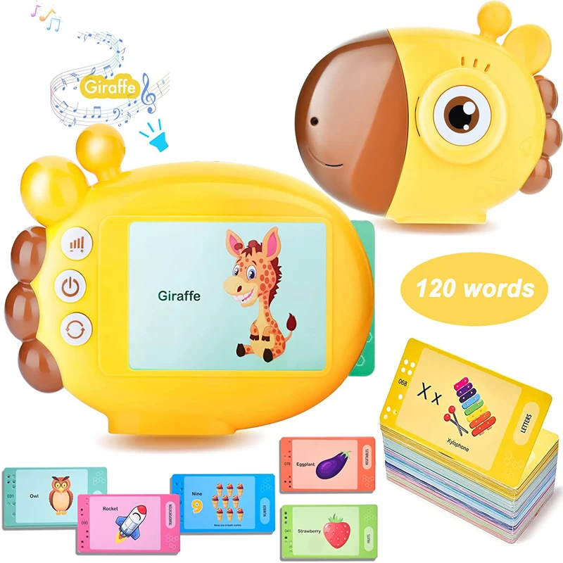 Sight Word Game - 기린 플래시 카드 리더 시력 단어