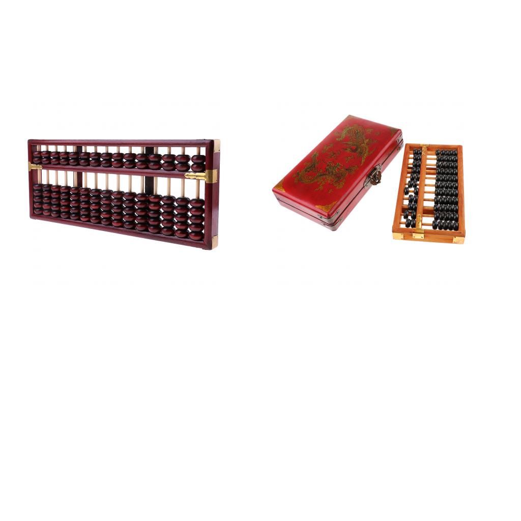 Abacus Counting Bead - 수집용 나무 구슬 주판 수공예 계산