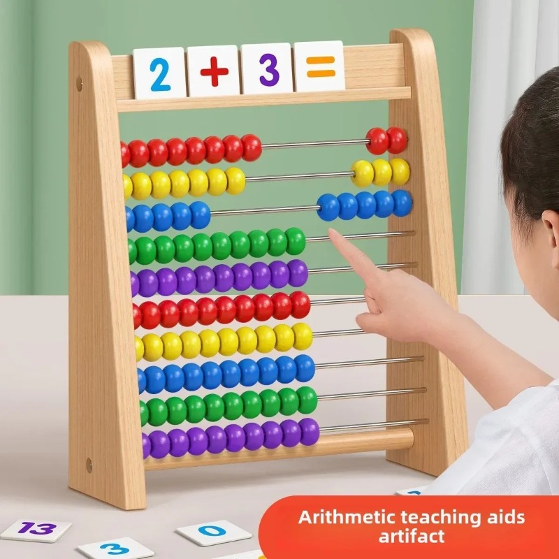 Abacus Counting Bead - 나무 주판 교육용 수학 장난감 어린이