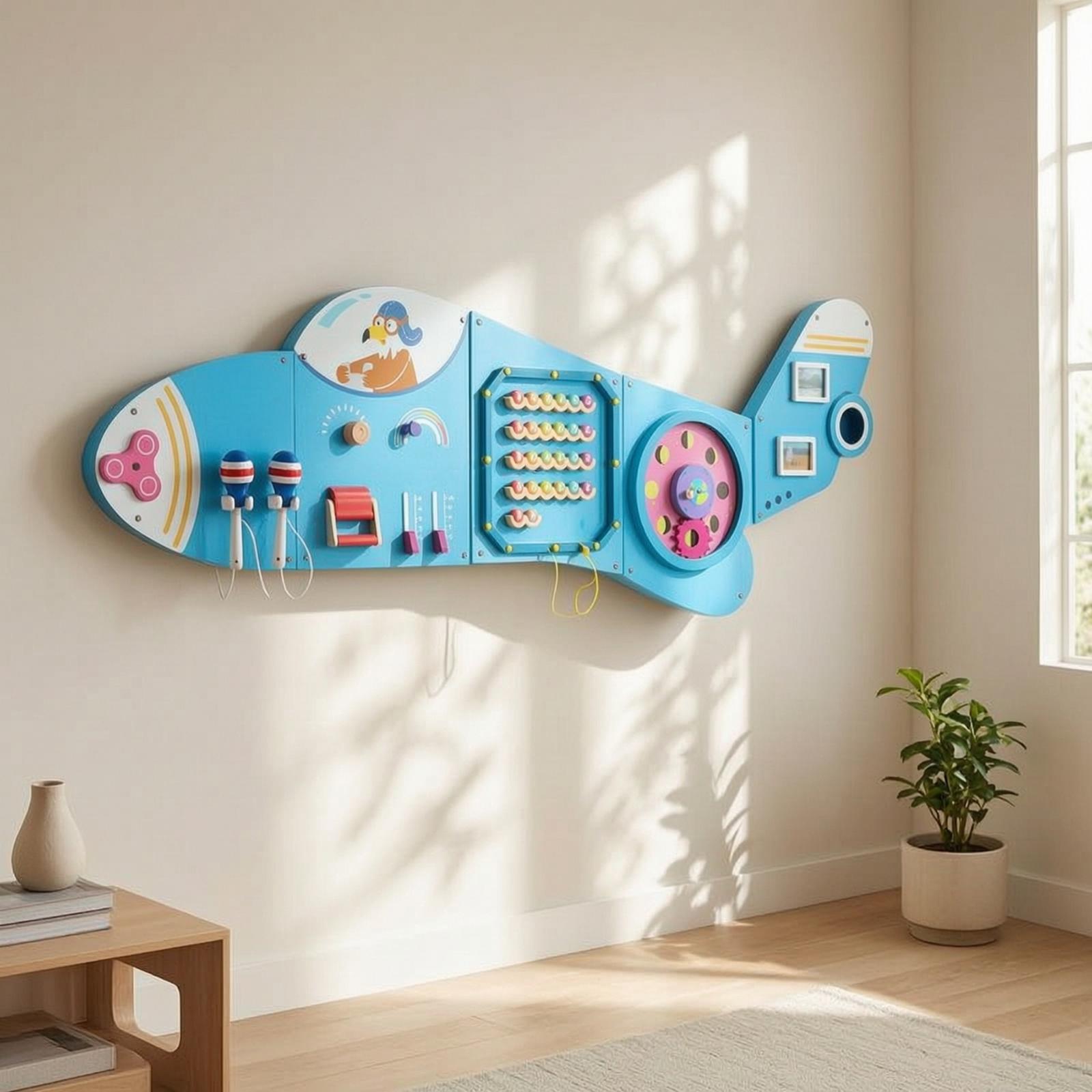 Kids Education Wallpaper - 나무 벽걸이형 활동판, 교육용 나무 활동판,