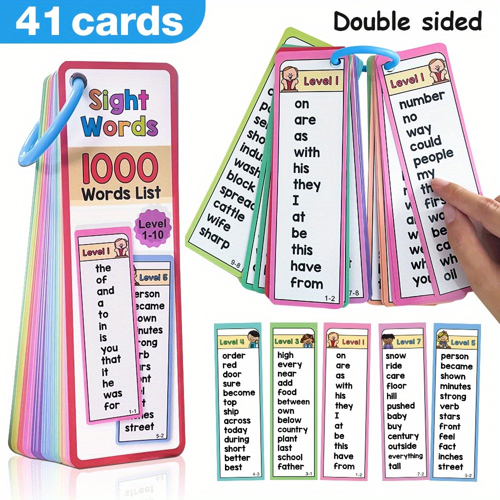 양면 카드로 즐거운 학습 활동, 6-10세 어린이를 위 - Sight Word Game 리뷰 및 가격