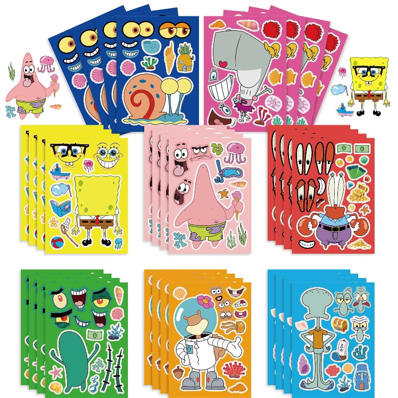 스폰지밥 스퀘어팬츠 인터랙티브 교육용 직소 퍼즐 DIY - Kids Education Things 리뷰 및 가격