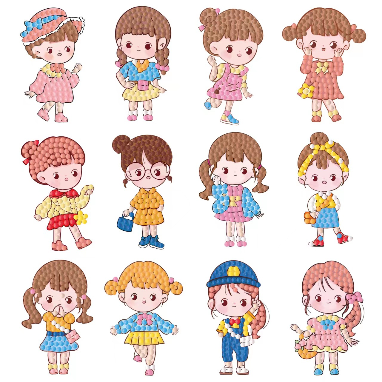 만화 공주 5D 다이아몬드 스티커 어린이 DIY 수공예 - Kingdom Kids Education 리뷰 및 가격
