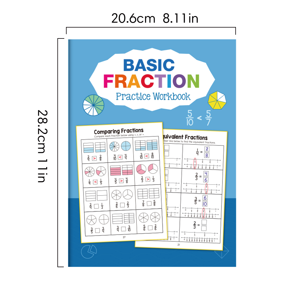 기본 분수 학습 및 연습 훈련 통합 문서 분수 사실 교 - Sight Word Game 리뷰 및 가격