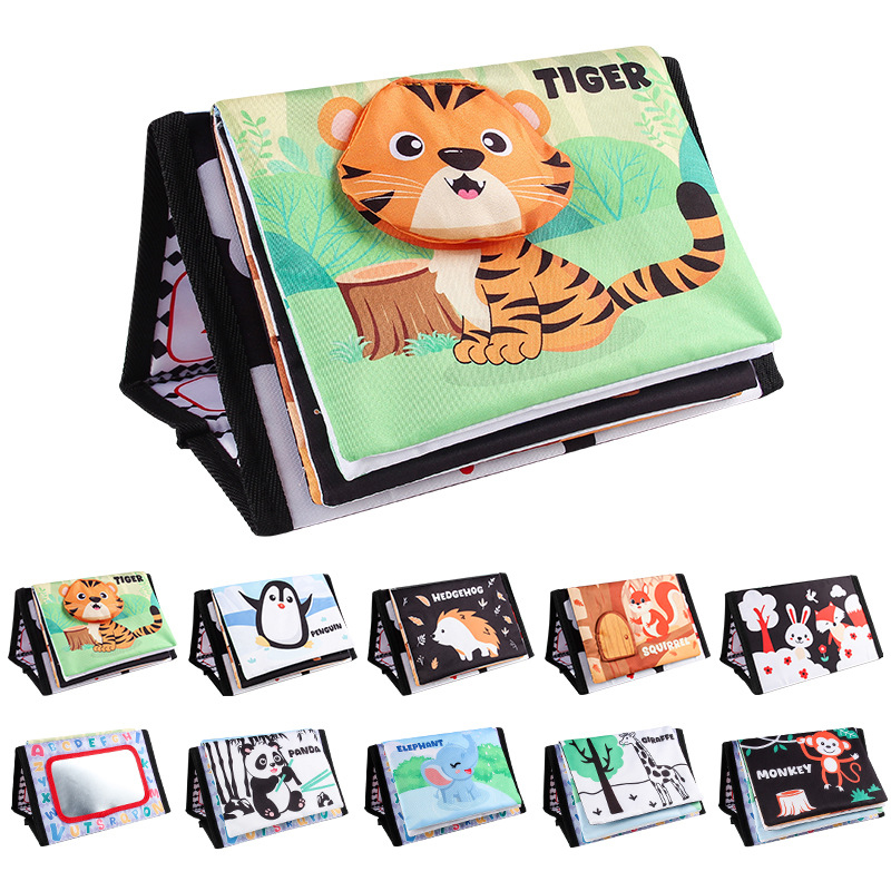 재미 있은 흑백 아기 헝겊 책 어린이를위한 조기 교육  - Kids Education Material 리뷰 및 가격