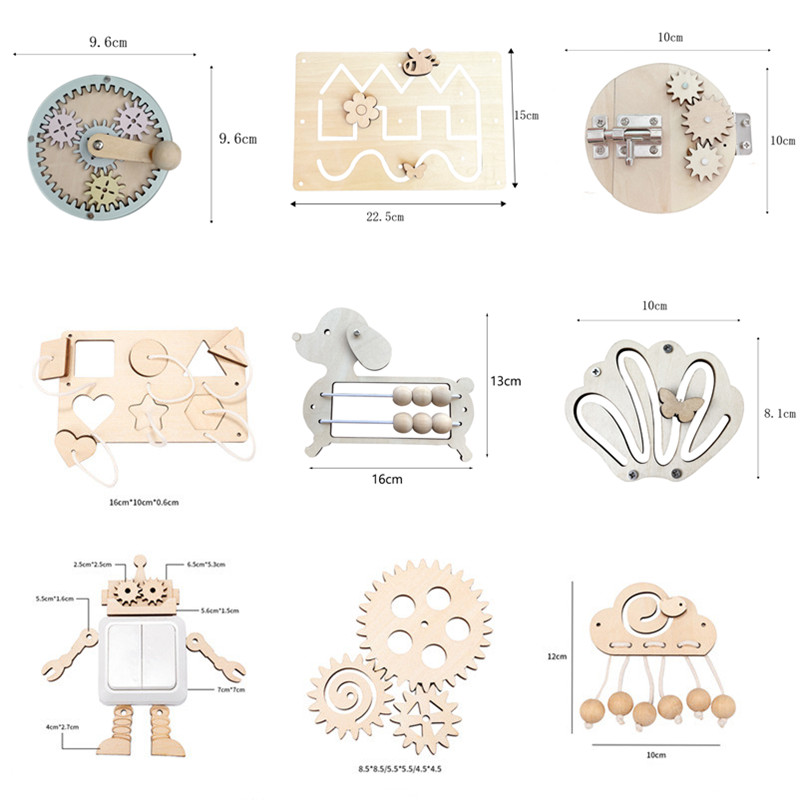 어린이 비지 보드 DIY 액세서리, 아기 활동 미세 운 - Kids Nature Education 리뷰 및 가격