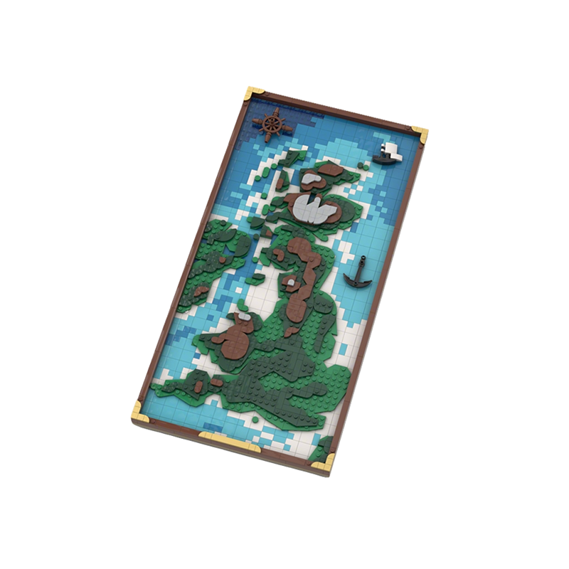 1509pcs MOC 지형도 영국 예술 모델 빌딩 블록 - Kingdom Kids Education 리뷰 및 가격