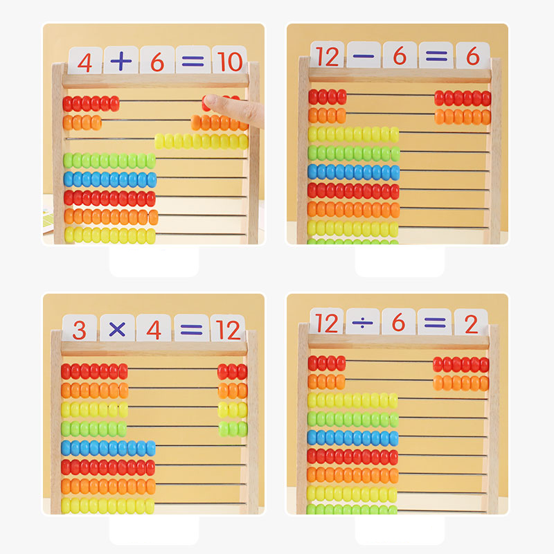 나무 계산 장난감 주판 몬테소리 교육 수학 장난감 어린 - Abacus Counting Bead 리뷰 및 가격
