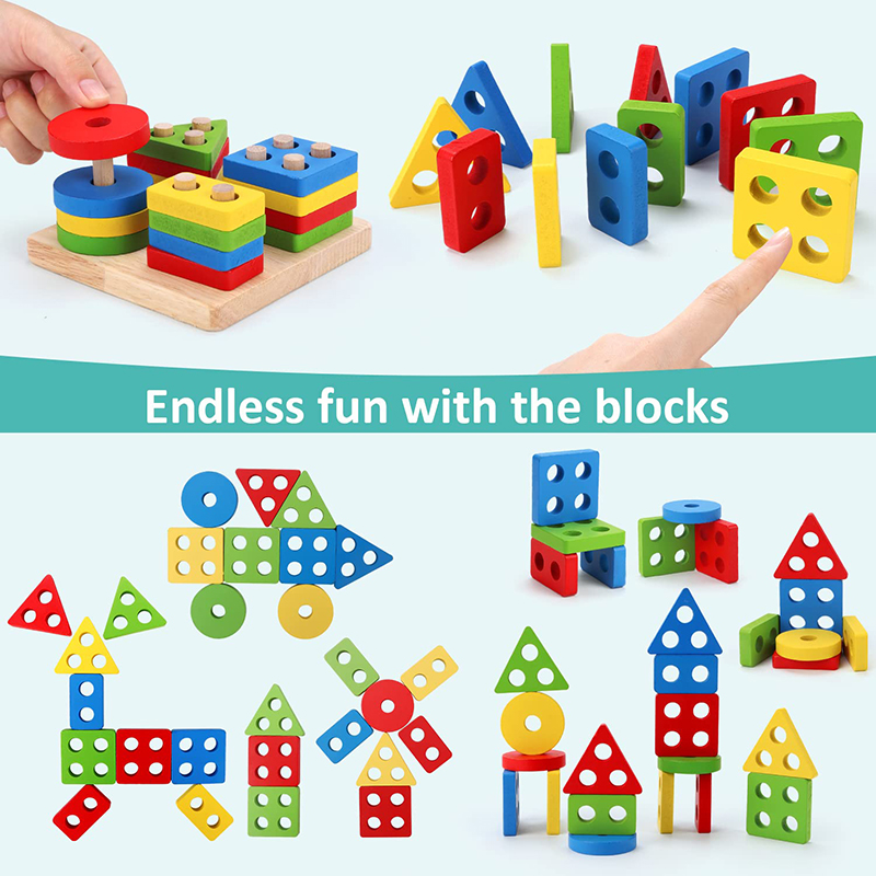 5-6 개/대 아기를위한 몬테소리 나무 장난감 소년 소 - Kids Nature Education 리뷰 및 가격