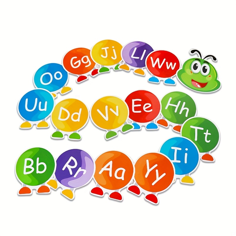 13/33Pcs 알파벳 플래시 카드, 애벌레 디자인,  - Sight Word Game 리뷰 및 가격