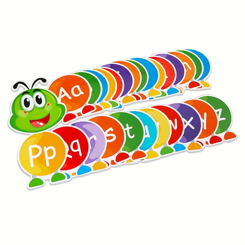 13/33Pcs 알파벳 플래시 카드, 애벌레 디자인,  - Sight Word Game 리뷰 및 가격